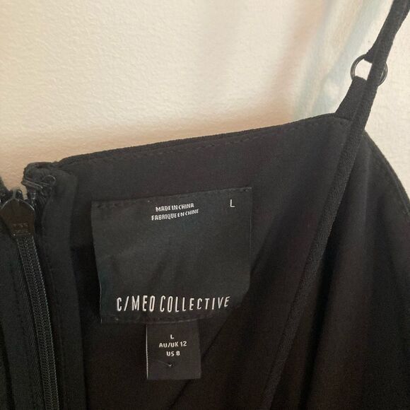 C/meo‎ collective as long as belted black jumpsuit - Picture 5 of 6